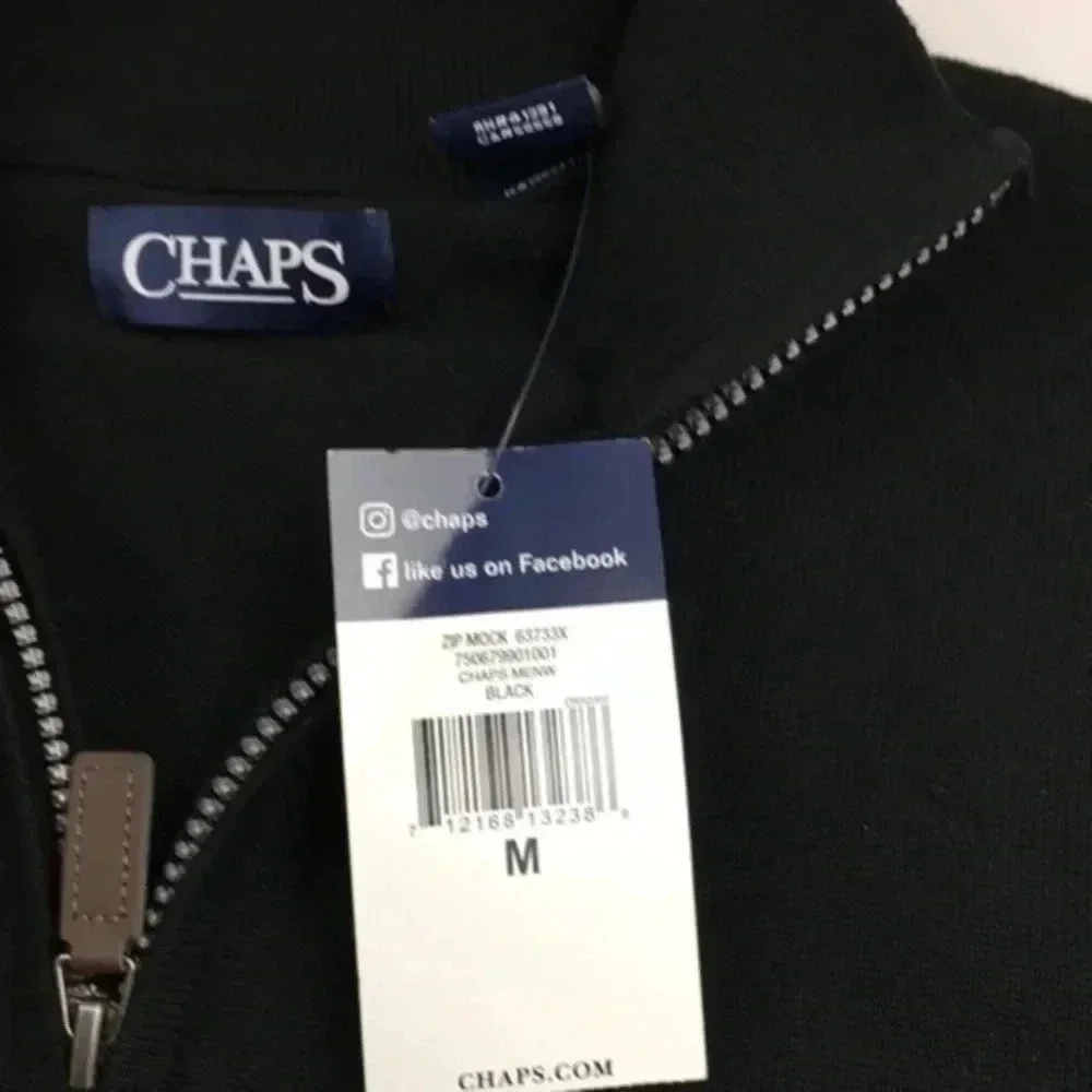 Chaps Men pull over shirt M - Picture 3 of 16